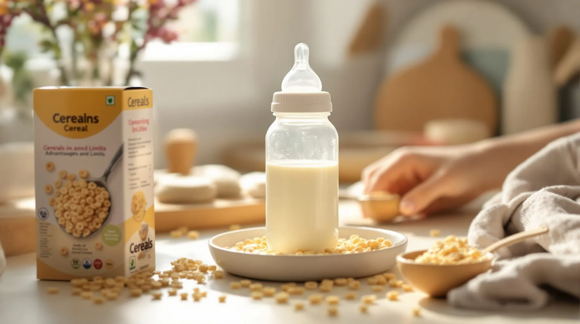 cereales dans biberon