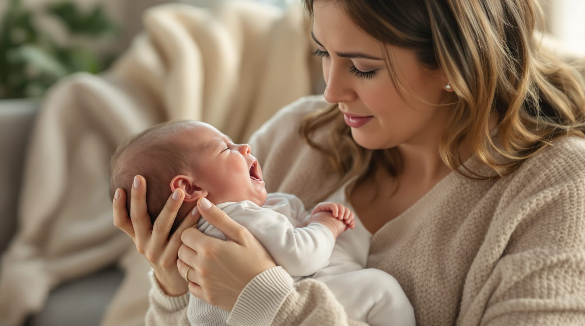 bébé 2 mois salive beaucoup et pleure