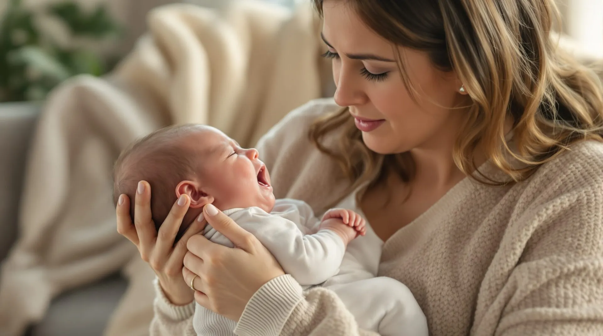 bébé 2 mois salive beaucoup et pleure