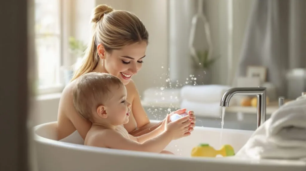 fréquence bain bébé 2 ans