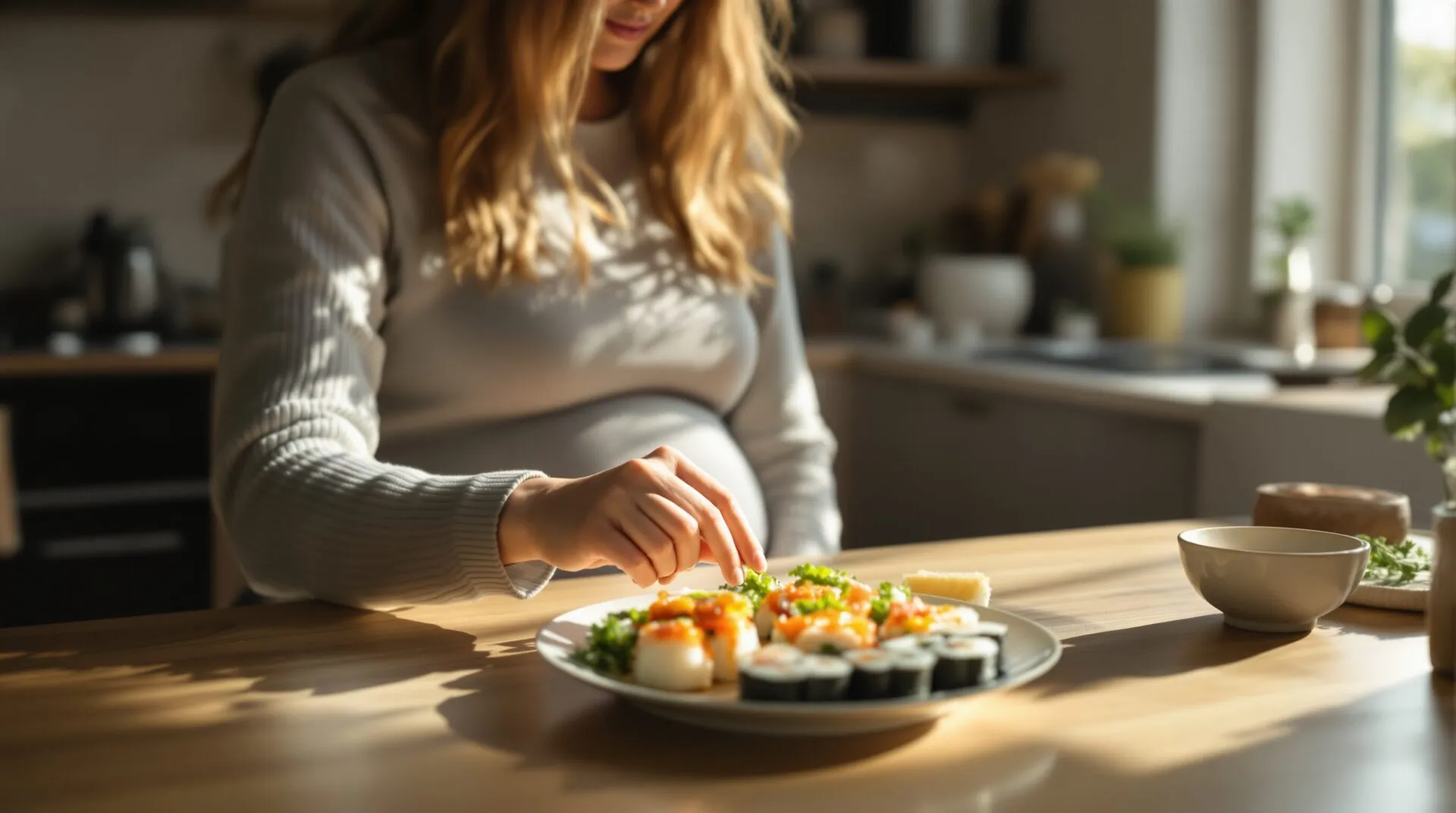 sushis vegetariens enceinte