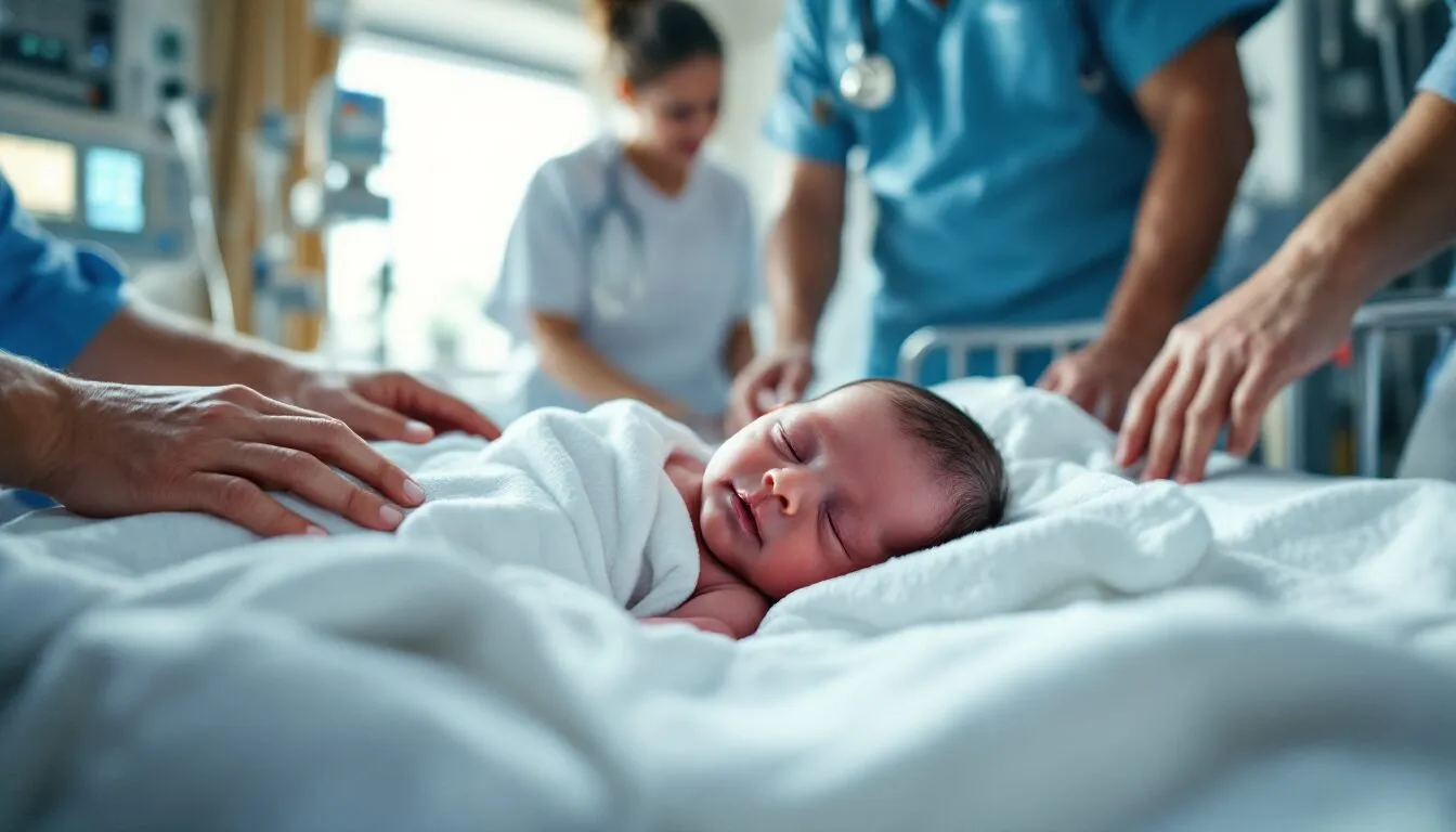 bebe rouge a la naissance