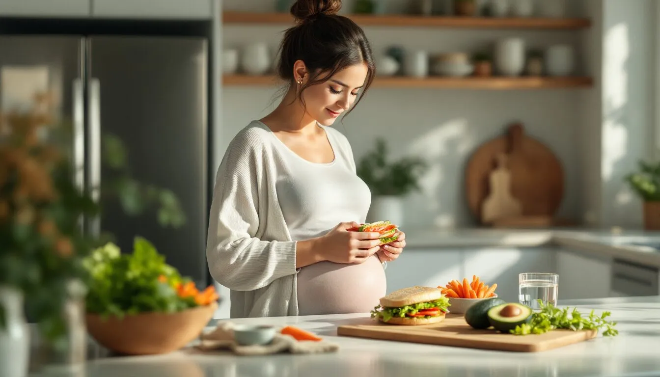 femme enceinte salami