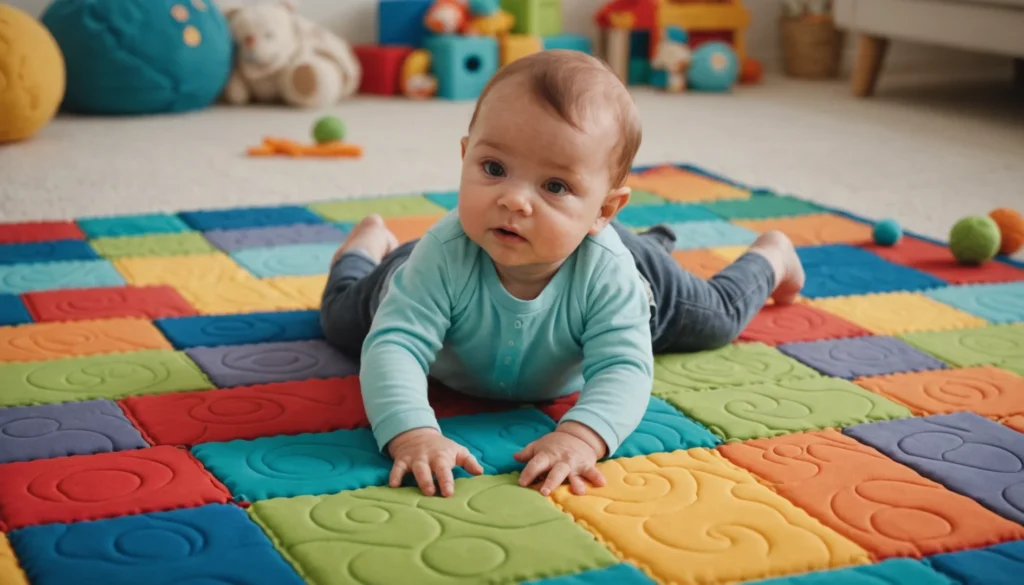 tapis motricité pliable