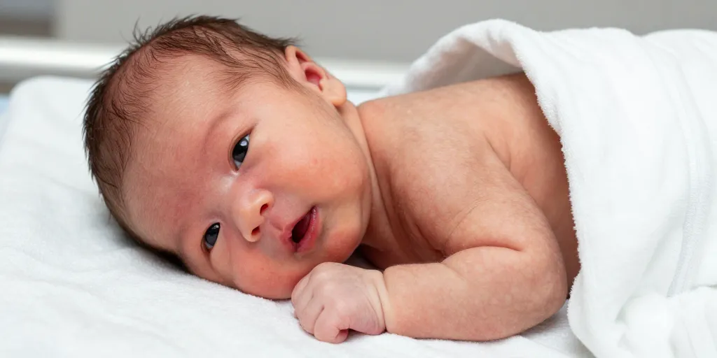 bebe rouge a la naissance