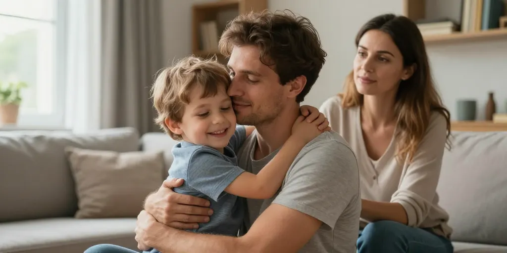 mon fils préfère son père