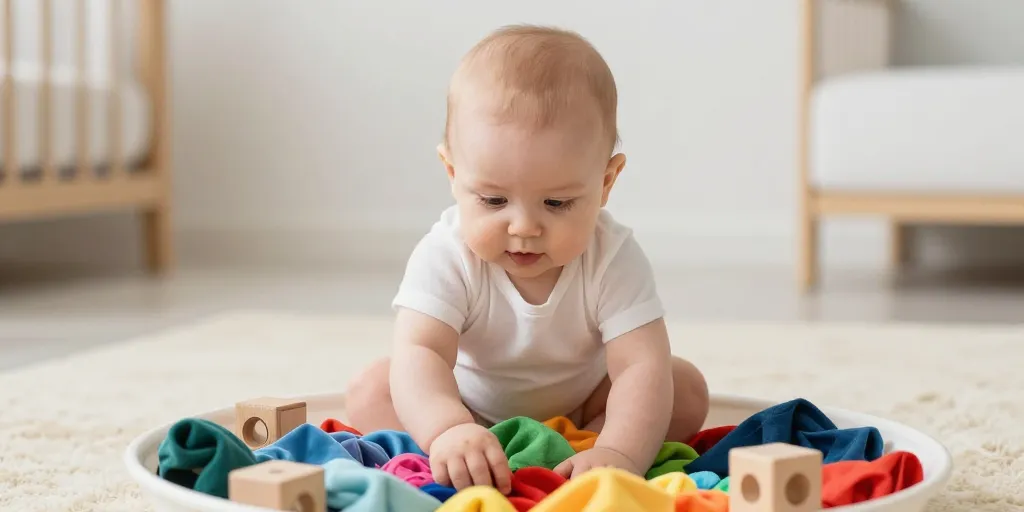 activité manuelle bébé 8 mois