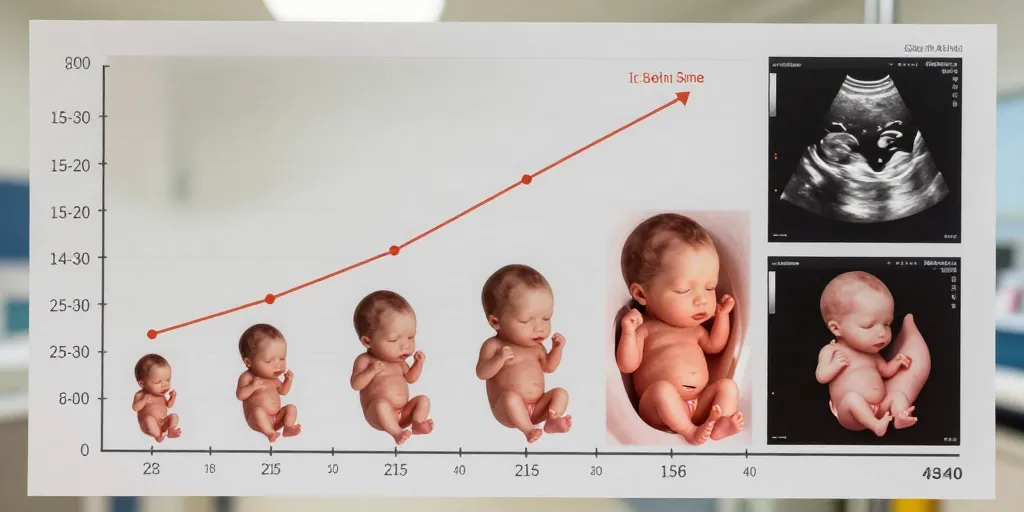 combien de gramme prend un foetus par semaine