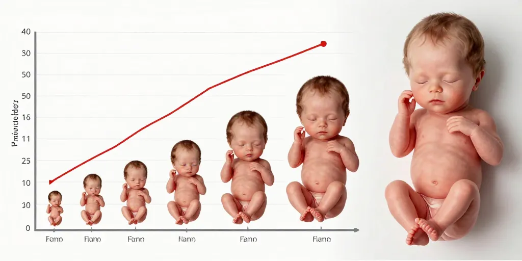 combien de gramme prend un foetus par semaine